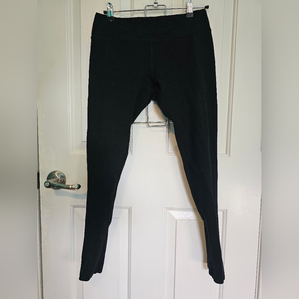 Ashley by 26 International Black Athletic Yoga Leggings Junior's Size S